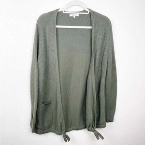 Madewell Palisades Cardigan Sweater in highland Green XS extra small